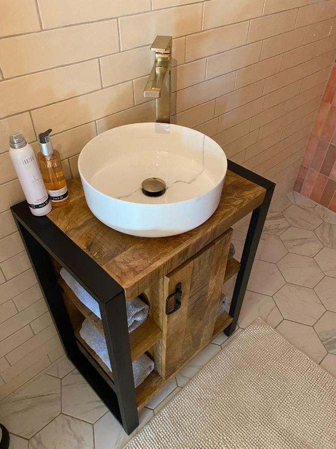 Luxe Finse Kota Met Jacuzzi En Saunabarrel De Zandhoef 埃尔瑟尔 外观 照片